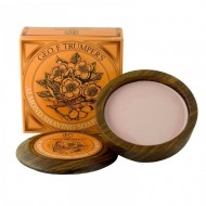 Geo F. Trumper - Almond Oil Hard Shaving Soap wooden bowl - 80gr. 