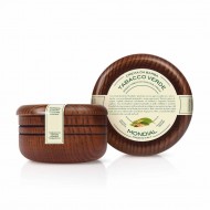 MONDIAL - Crema da barba in vasetto di legno - Tabacco Verde - 140 ml