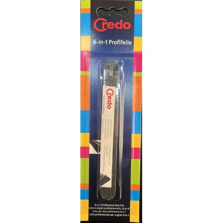 Credo - lima professionale per unghie 6 in 1
