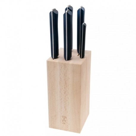 OPINEL - Ceppo In Legno  Intempora Con 5 Coltelli