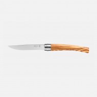 OPINEL - Cofanetto di 4 Coltelli Da Tavola Ulivo Table Chic Lama INOX