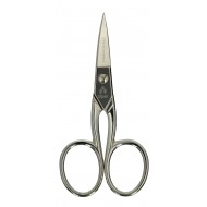 Alpen - Forbici per unghie, lama curva, filo microdentato, poll. 3½”