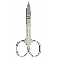 Alpen - Forbici per unghie incarnite e piedi, lama curva, filo microdentato, poll. 4″