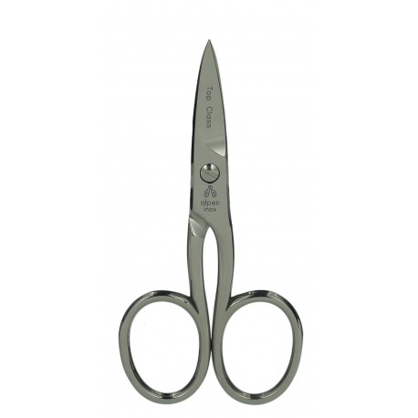Alpen - Forbici per unghie, modello svedese, lama curva, filo microdentato, poll. 3½″