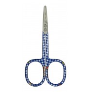 Alpen - Forbici per unghie baby, lama curva, poll.  3½" manico colorato blu