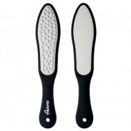 Aurore - Raspa Acciaio INOX Tagliato Al Laser Doppia Grana Per Pedicure Nero