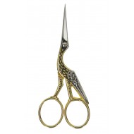 Alpen - Forbici per ricamo, modello cicogna, poll. 4½''