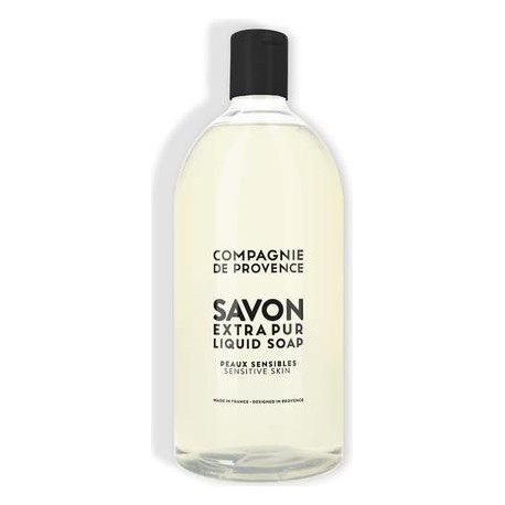 COMPAGNIE DE PROVENCE - Sapone Liquido di Marsiglia per Pelli Sensibili Ricarica 1L
