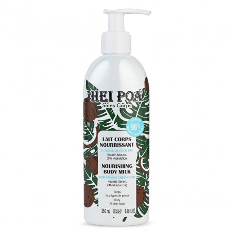 Hei Poa - Soins Corps - Lait Corps Nourrissant a L'Huile de Coco - 250 mL
